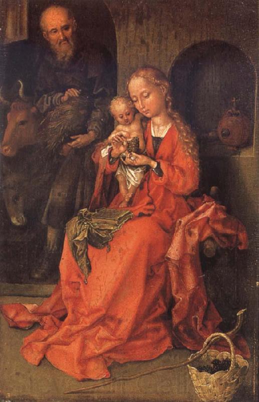 Martin Schongauer Holy Family